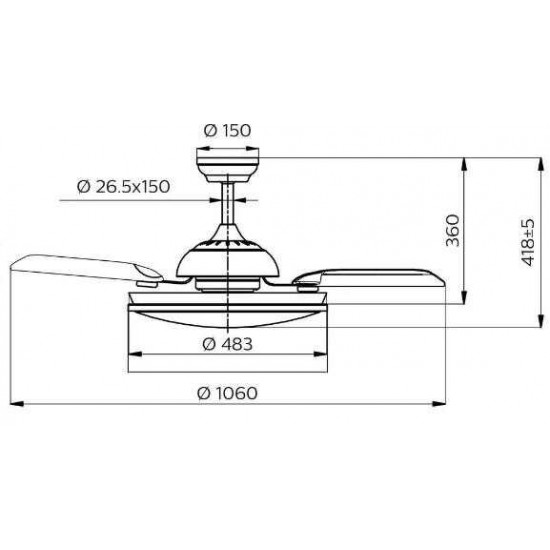 Philips Blıss Tavan Vantilatörü