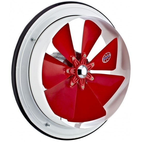 AYAS 25 Cm Çapında Bta-250-4k-m 1500 D/d 220 230 Volt Monofaze Baca Tipi Aspiratör Fan