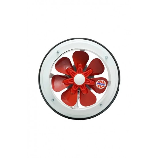 AYAS 16 Cm Çapında Bta-160-4k-m 1500 D/d 220 230 Volt Monofaze Baca Tipi Aspiratör Fan