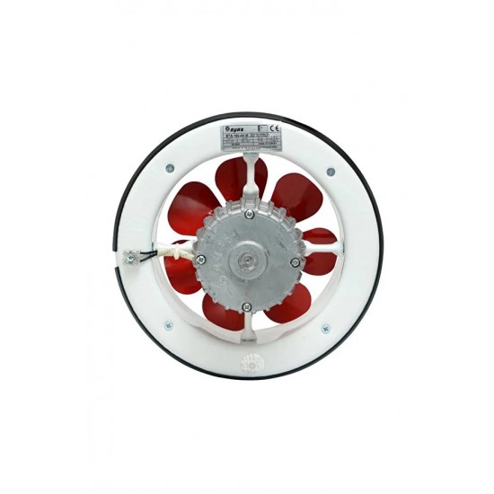 AYAS 16 Cm Çapında Bta-160-4k-m 1500 D/d 220 230 Volt Monofaze Baca Tipi Aspiratör Fan