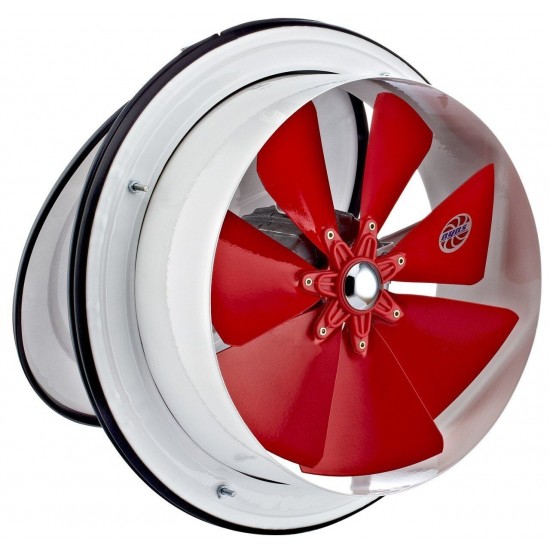 AYAS Kta-160-4k-m 1500 D/d 220 230 Volt Monofaze Kapaklı Tip Aspiratör Fan 16 cm