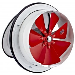 AYAS 20 Cm Çapında Kta-200-4k-m 1500 D/d 220 230 Volt Monofaze Kapaklı Tip Aspiratör Fan