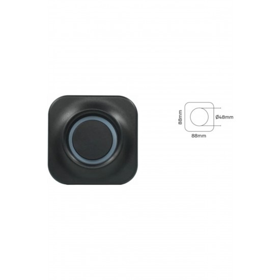 ECONA 5 Watt Gün Işığı, Siyah Kasa,plastik, Radar Sensörlü Merdiven, Basamak, Koridor, Hol, Antre Armatürü, Led Armatür 3000k