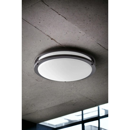 ECONA 24 Watt Gün Işığı Ledli Modern Tavan Armatürü, Balkon, Teras Armatürü, Banyo Duvar Tavan Armatürü ECN-1950
