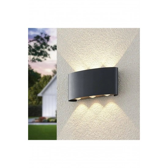 ECONA Uranüs Gün Işığı Ledli 6w Dekoratif Işık Süzmeli İç Ve Dış Mekan Modern Aplik ECN-21328