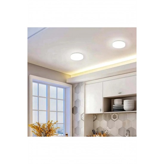 ECONA 36 Watt, Beyaz Işık (6500k), Delik Çapına Ayarlanabilir Modern Tavan Armatürü 