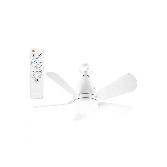 Helios Vega 25W Led 5 Pervaneli Tavan Vantilatörü E27 Duylu HS 9301