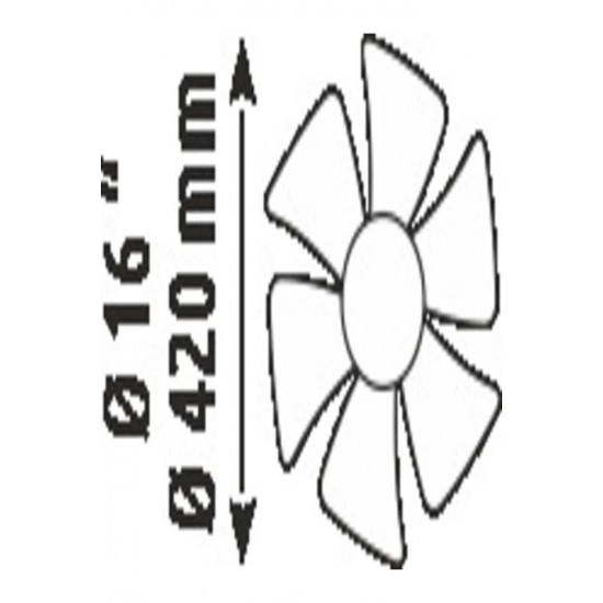 Helios Vega 25W Led 5 Pervaneli Tavan Vantilatörü E27 Duylu HS 9301