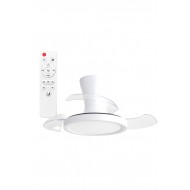 Helios Orion A 72w Gizli Kanat Aydınlatmalı Uzaktan Kumandalı 3 Renk Fonksiyonlu Dekoratif Tavan Vantilatörü Hs-9308