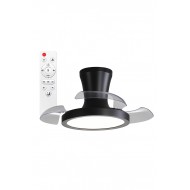 Helios Orion B 72w Ledli Gizli Kanat Uzaktan Kumandalı Dekoratif Tavan Vantilatörü Hs-9309 Siyah