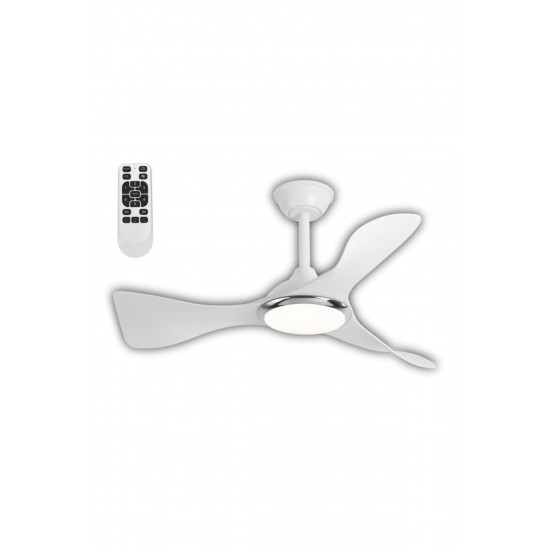 CATA Cenevre Tavan Vantilatörü | Sessiz, LED Işıklı, Uzaktan Kumandalı, Şık Tasarım