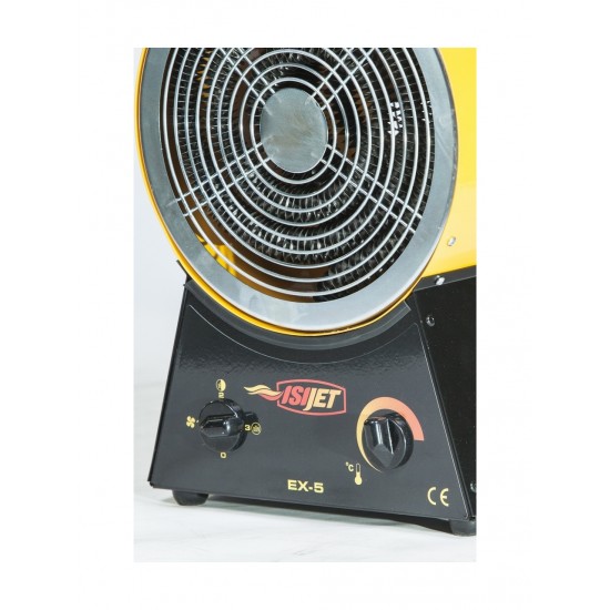 Isıjet Ex5 Fanlı Elektrikli Isıtıcı 5KW-220V