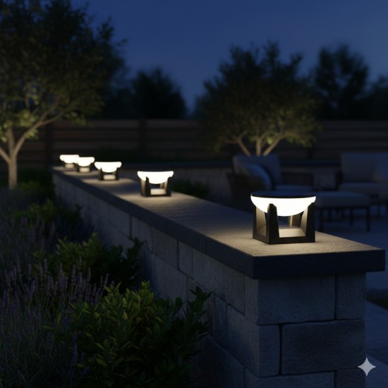 Helios Hs 5662 30w Solar Bahçe Armatürü 3 Fonksiyon 2700 Lümen