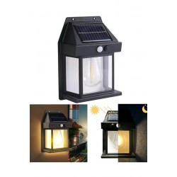 Helios 10w Güneş Enerjili Bahçe Led Ampul Hareket Sensörlü Bahçe Led Su Geçirmez 3 Mod'lu Solar Led