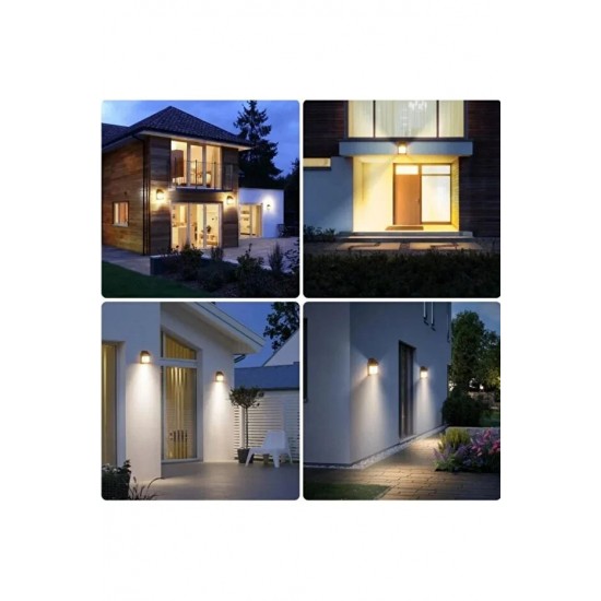 Helios 10w Güneş Enerjili Bahçe Led Ampul Hareket Sensörlü Bahçe Led Su Geçirmez 3 Mod'lu Solar Led