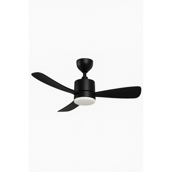 Helios Capella 70w 3 Kanatlı Uzaktan Kumandalı Ledli Dekoratif Tavan Vantilatör Siyah Hs9304
