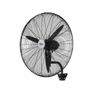 Hims HEF-D750 210W 30 inç Siyah Alüminyum 3 Kanatlı Sanayi Tipi Duvar Vantilatörü