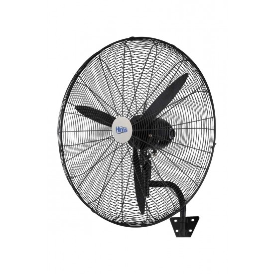 Hims HEF-D650 190W 26 inç Siyah Alüminyum 3 Kanatlı Sanayi Tipi Duvar Vantilatörü