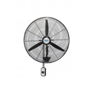 Hims HEF-DA650 190W 65 cm Siyah 3 Kanat Anahtarlı Sanayi Tipi Duvar Vantilatörü