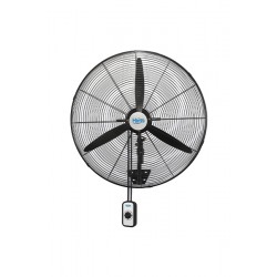 Hims HEF-DA650 190W 65 cm Siyah 3 Kanat Anahtarlı Sanayi Tipi Duvar Vantilatörü