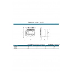 Güçtay Gpe10 Dekoratif Banyo Tuvalet Fanı 100m3