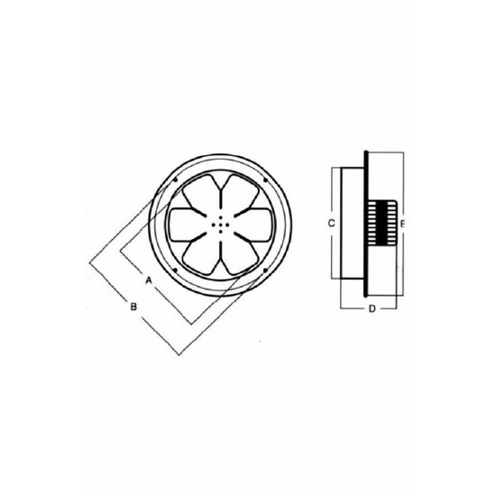 Modern Teknik 16 cm Baca Aspiratörü 180m3 MTB16