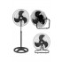 Kcf276 130w 18 Inç Metal 3 Kanatlı Sanayi Tipi Duvar, Masa ve Ayaklı Vantilatör