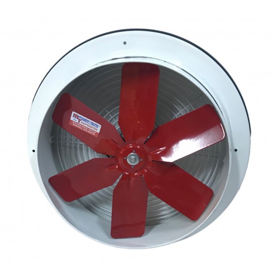 Modern Teknik 25cm Kapaklı Cam/Duvar Aspiratör 780m3 MTK25