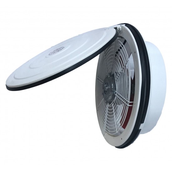 Modern Teknik 25cm Kapaklı Cam/Duvar Aspiratör 780m3 MTK25