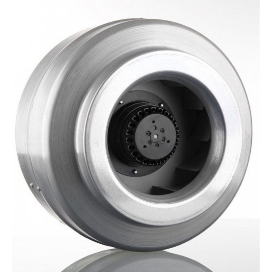 Dündar CK25-E1 Kanal Tipi Metal Radyal Yuvarlak Fan 1250 m³ 2200 RPM