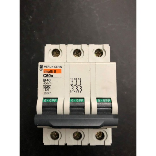 MERLİN GERİN 3*25AMPER 3kA W OTOMAT C60A-B25