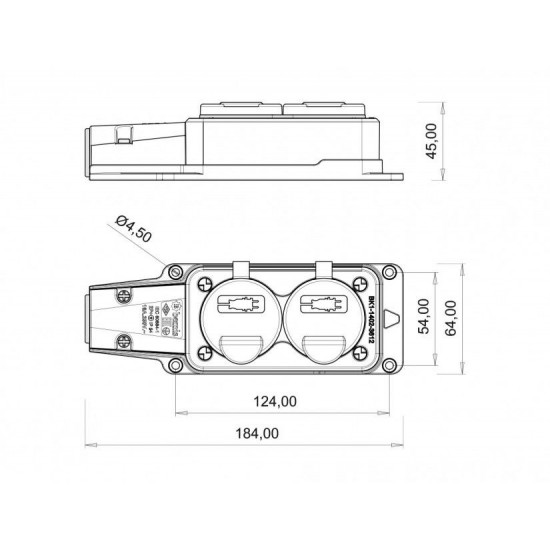 Bemis İkili Grup Priz Kauçuk BK1-1402-3612