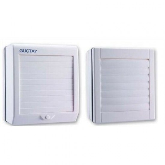 Güçtay Wpl-15m Otomatik Panjurlu Banyo Fanı 300m3
