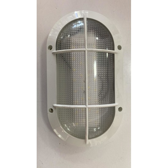 ÇETSAN İNCİ LEDLİ OVAL KAFESLİ ARMATÜR BEYAZ IŞIK 5 WATT IP65