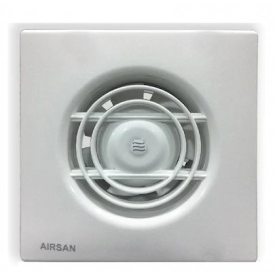 Airsan 120lik Sessiz Dekoratif, Plastik Banyo Fanı / Aspiratörü 160 M³