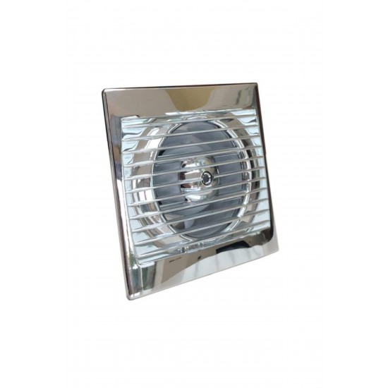 Aircol 120 Krom Dekoratif Tuvalet Banyo Havalandırma Fanı 160m3