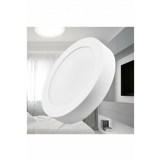 NLSLİGHT 24W YUVARLAK LED PANEL BEYAZ IŞIK 6500K 2160LÜMEN