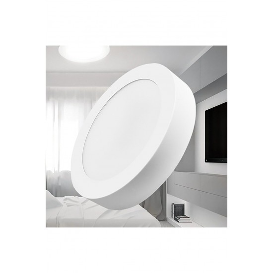 NLSLİGHT 24W YUVARLAK LED PANEL SARI IŞIK 3000K 1680LÜMEN