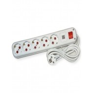 SMART SOCKET  5'li Grup Priz 2 x USB 1,5m Kablo Beyaz SMART SOCKET  5'li Grup Priz 2 x USB 1,5m Kablo Beyaz