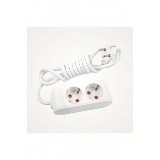 Viko İkili Topraklı Priz 5mt Uzatma Kablosu