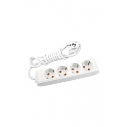 Viko Multilet Dörtlü Topraklı Çocuk Korumalı Grup Priz 3 Mt Uzatma Kablosu