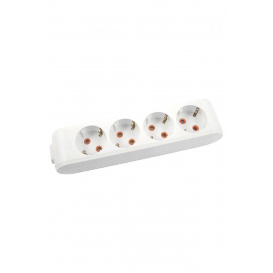 Viko Dörtlü Grup Priz Topraklı Klemensli Çocuk Korumalı