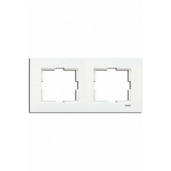 Viko Karre İkili Çerçeve Beyaz