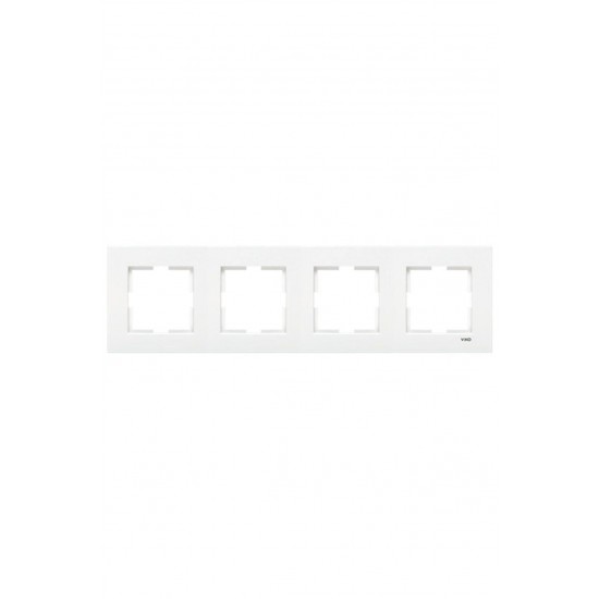 Viko Karre Dörtlü Çerçeve Beyaz