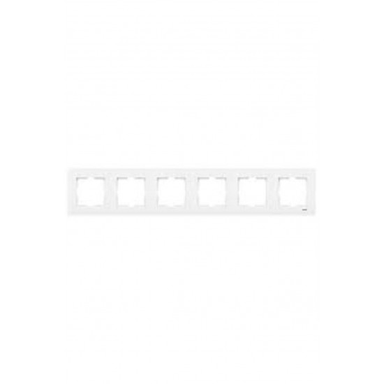 Viko Karre Altılı Çerçeve Beyaz