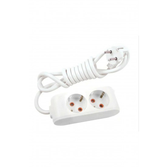 Viko Multilet 2li Topraklı 5 Metre Grup Priz Uzatma Kablosu