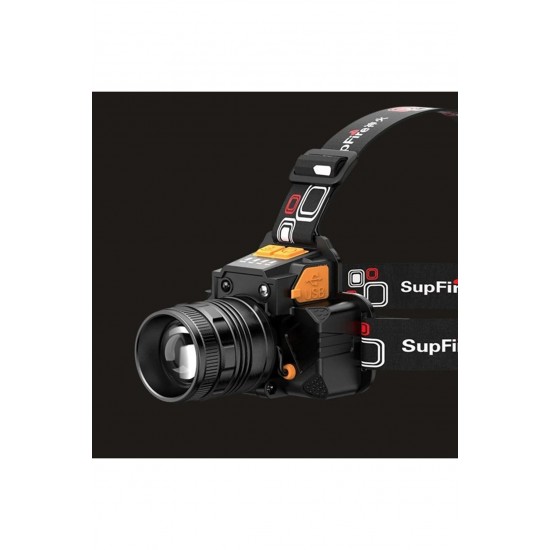 YCL 10 W 3 Modlu Şarjlı Powerbank Özellikli Kafa Lambası - YIS-205 YIS-205B