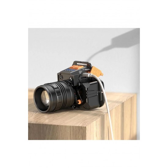 YCL 10 W 3 Modlu Şarjlı Powerbank Özellikli Kafa Lambası - YIS-205 YIS-205B