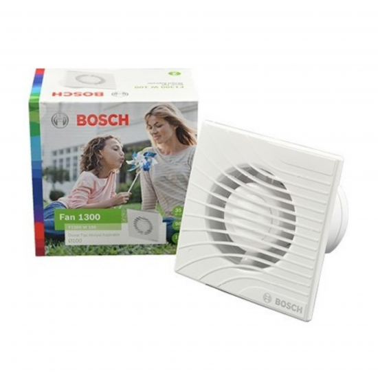 BOSCH F1300 W 150 Plastik Banyo Aspiratörü-Fanı 198 m3