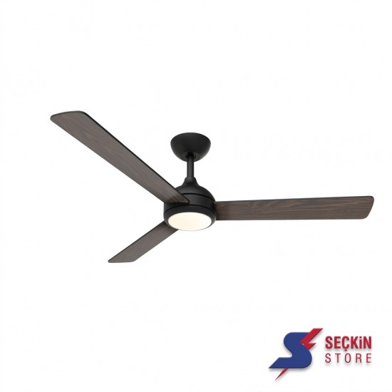 Philips Velyx Lambalı Tavan Vantilatörü 32 (Fan) + 24 (Işık) W Siyah